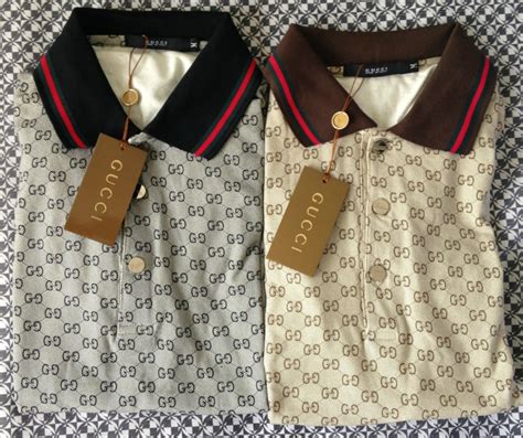 fake gucci collar shirt|authentic gucci polo shirts.